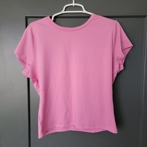 Hollister Women's Soft stretch seamless fabric crew baby tee. Regular Xl